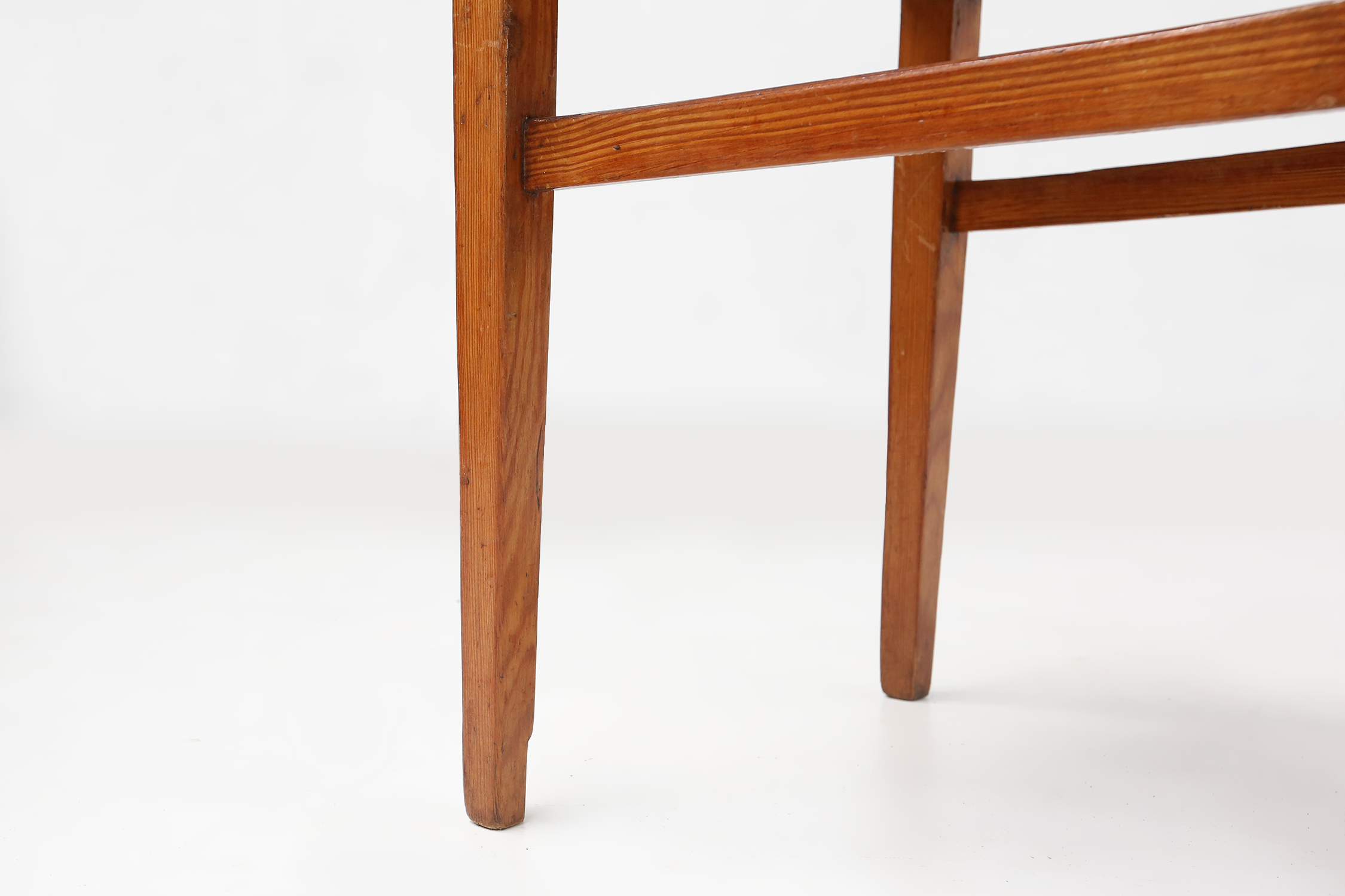 Wooden geometric chair in Jean Prouve style, France ca. 1940thumbnail